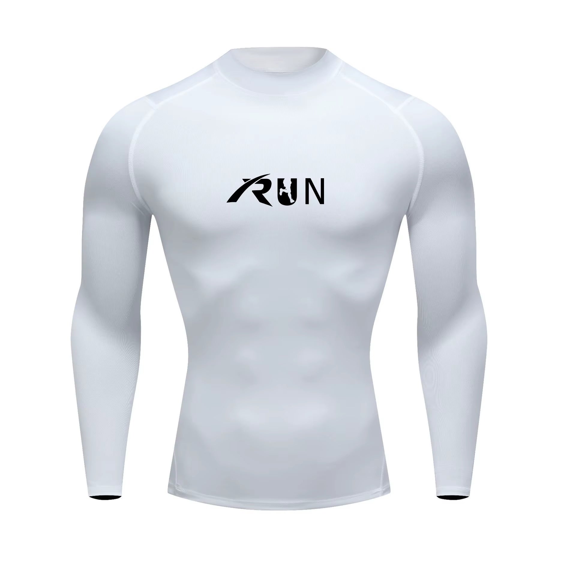 New Running T-Shirt Men'S Long Sleeve Compression Shirt Gym Training Top Man Bodybuilding Workout Clothing