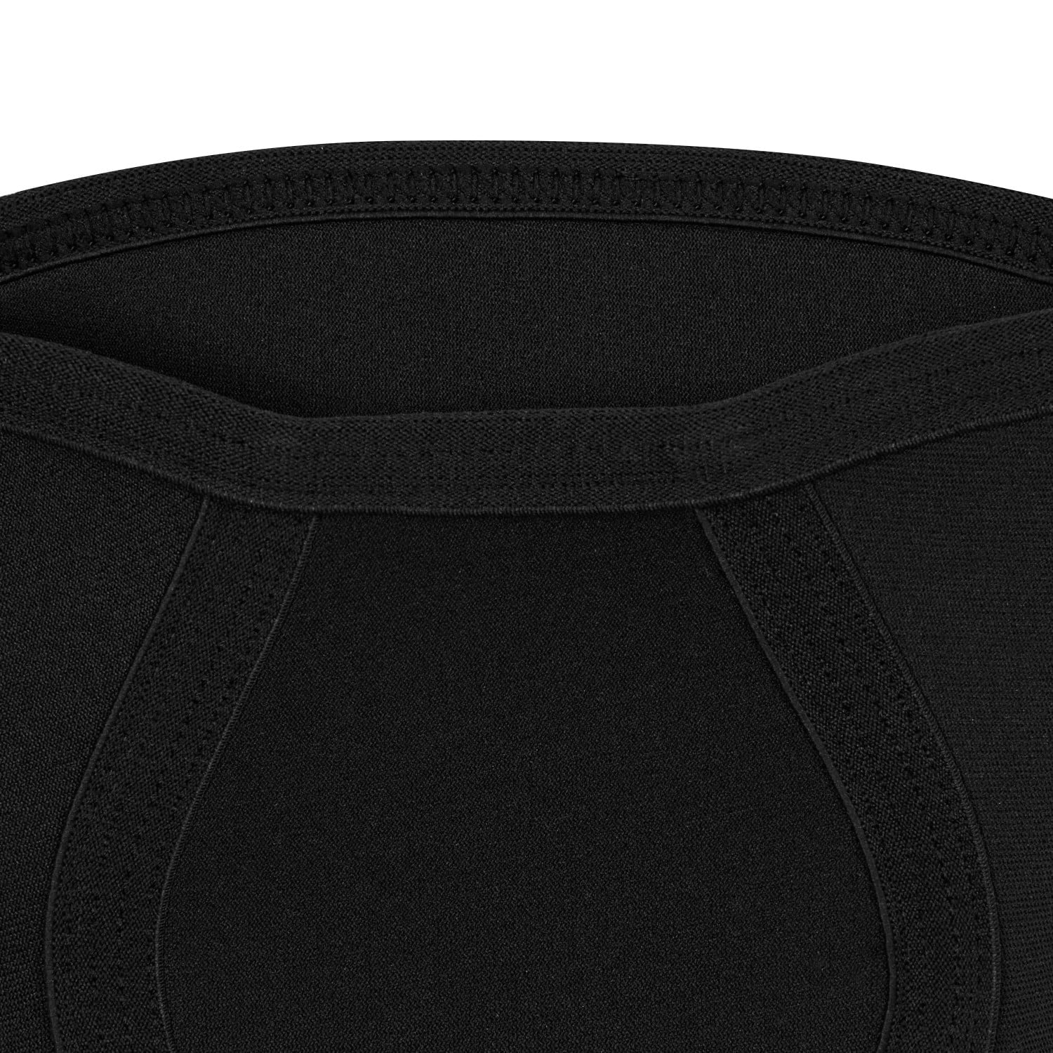 (2 Pack)  Delta Support plus Knee Sleeve, Small/Medium - Large/Extra Large, Black, Ergonomic Unisex Design