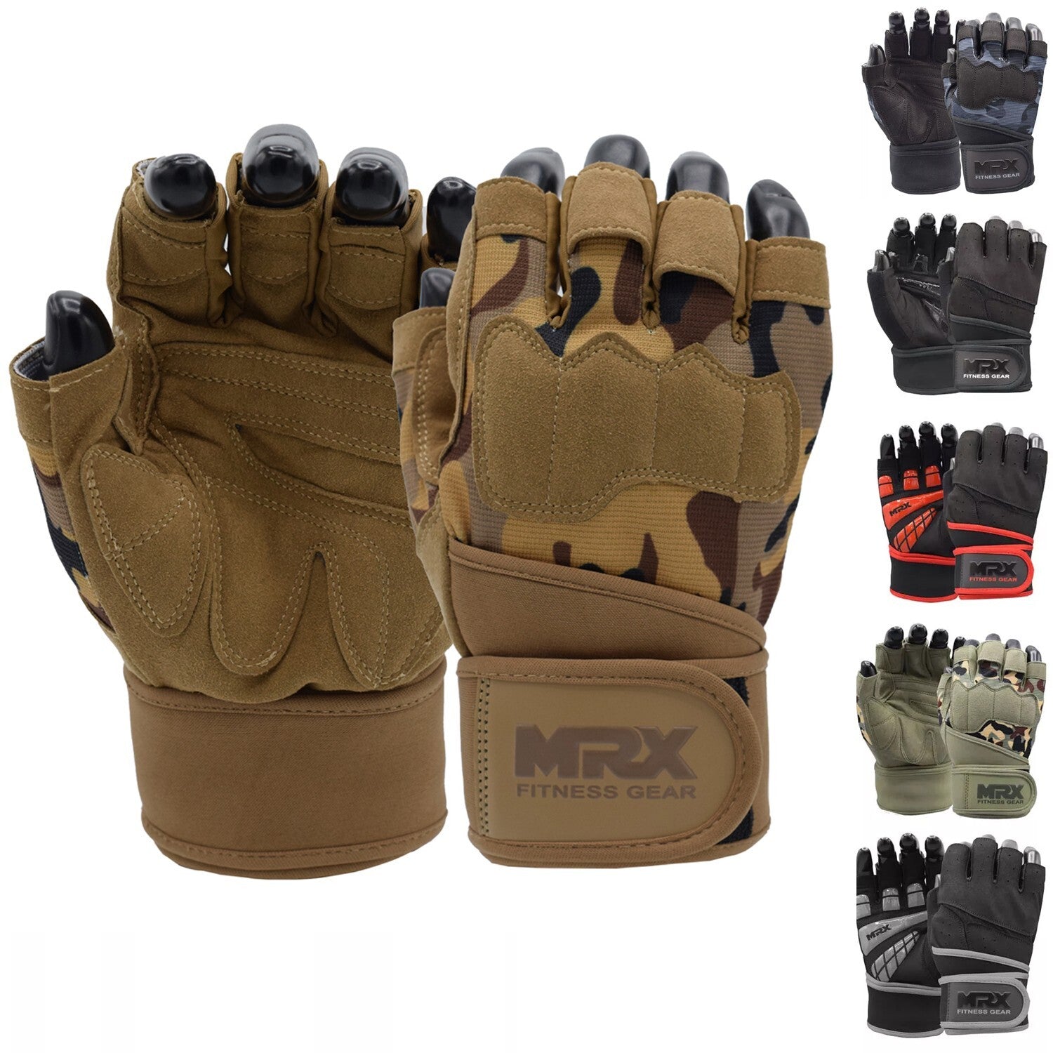 Weight Lifting Gym Glove Workout for Men Wrist Support Lifting Exercise Gloves