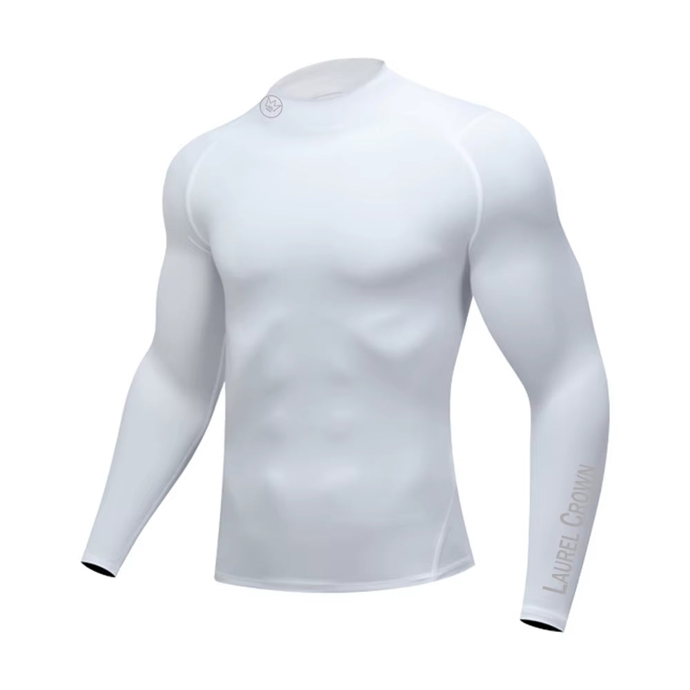 New Running T-Shirt Men'S Long Sleeve Compression Shirt Gym Training Top Man Bodybuilding Workout Clothing