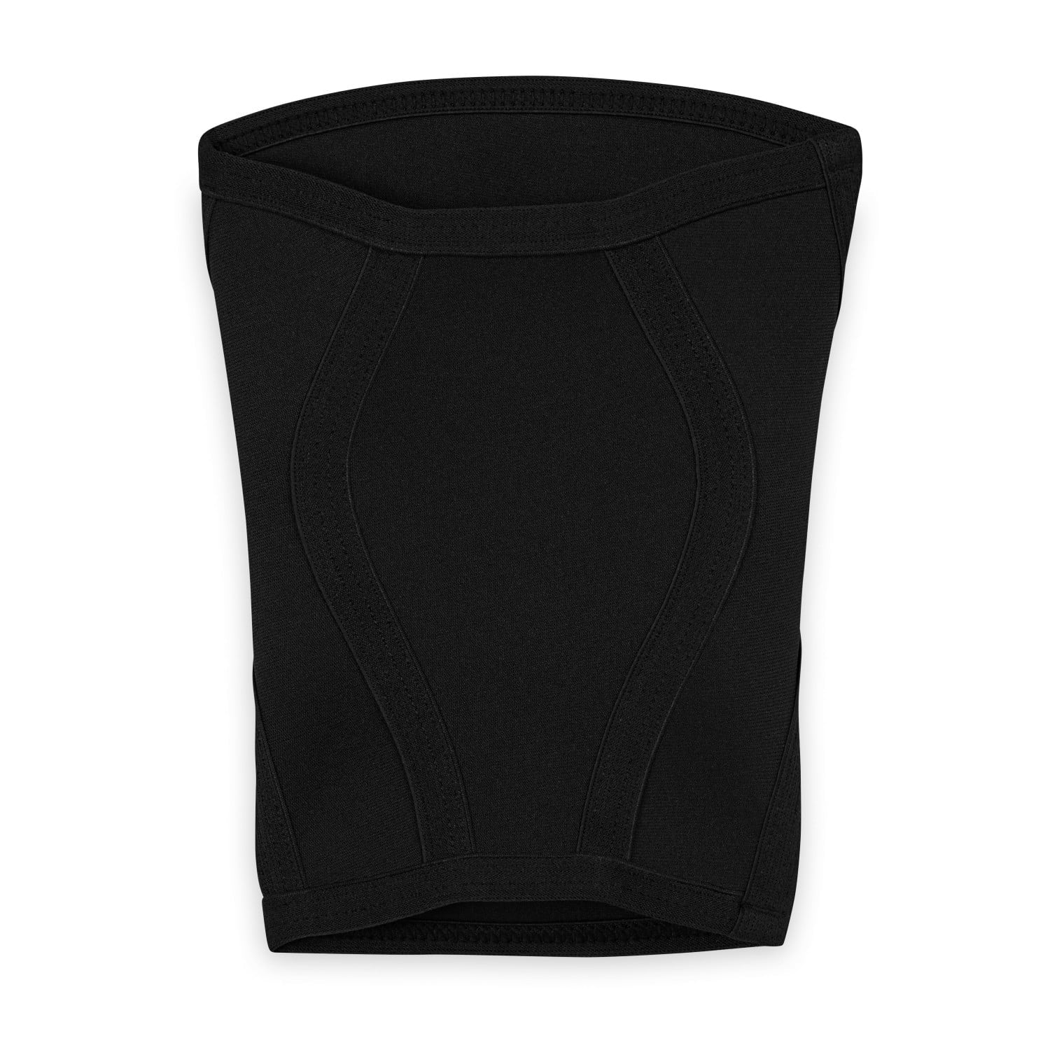 (2 Pack)  Delta Support plus Knee Sleeve, Small/Medium - Large/Extra Large, Black, Ergonomic Unisex Design