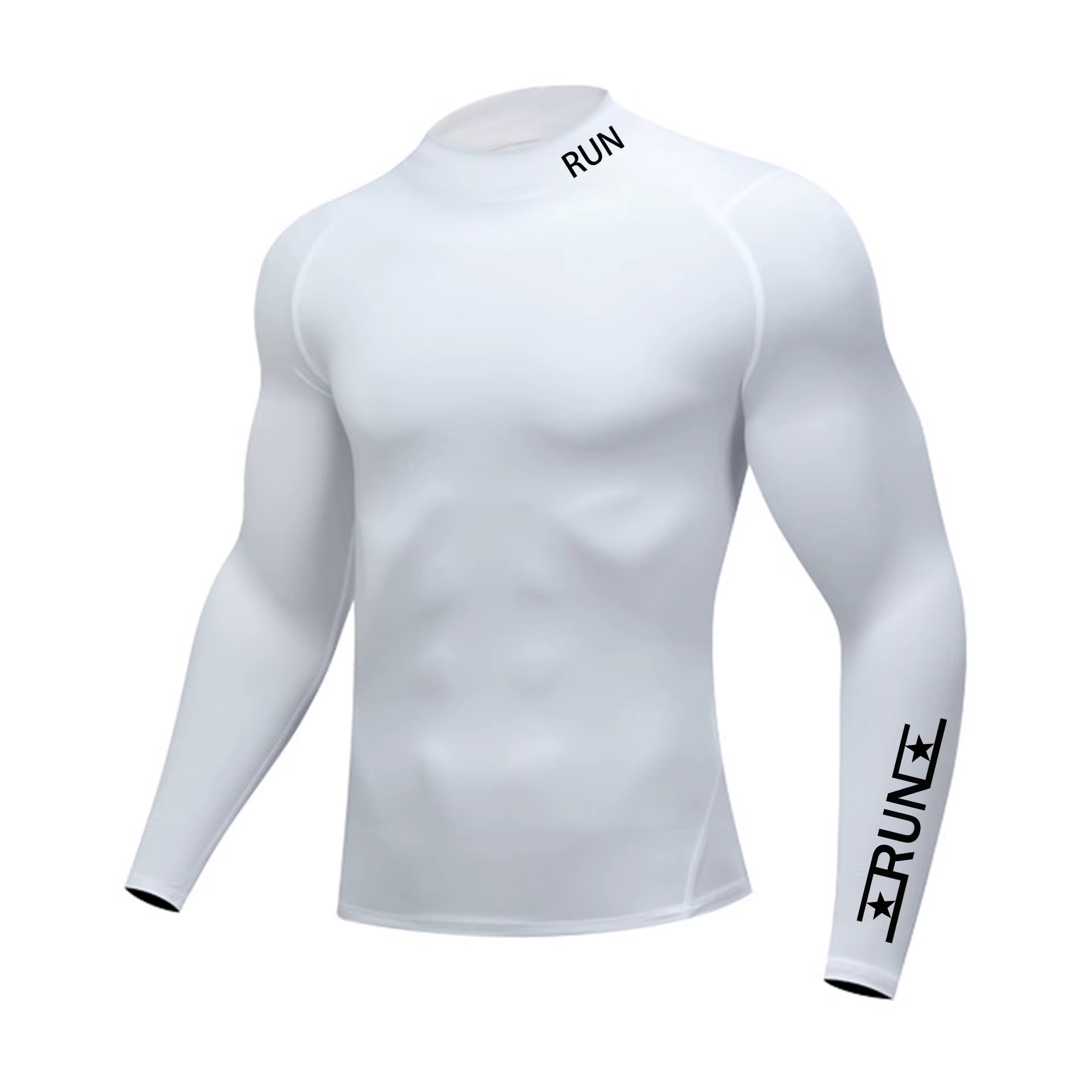 New Running T-Shirt Men'S Long Sleeve Compression Shirt Gym Training Top Man Bodybuilding Workout Clothing